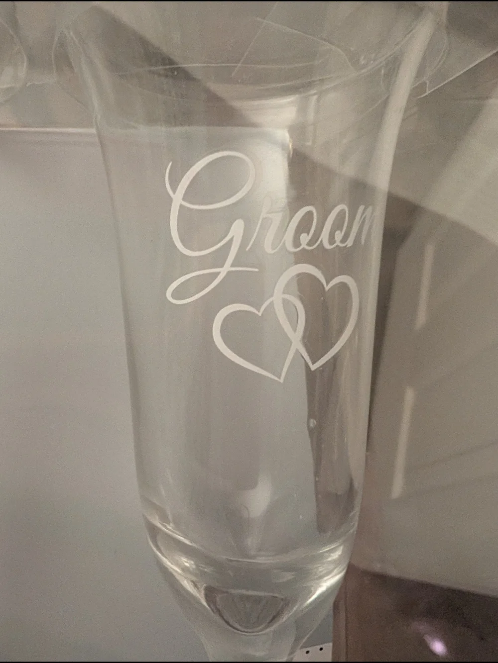 Bride & Groom Champagne Flutes - Picture 4 of 6